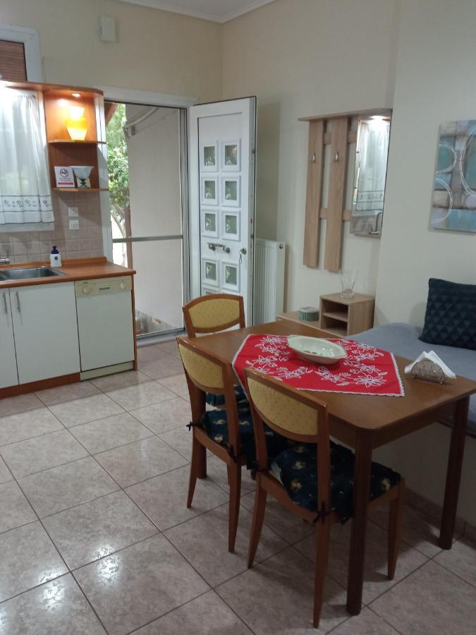 Sofia'S Garden Apartment Néa Péramos Bagian luar foto